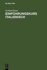 Einführungskurs Italienisch - Gerhard Ernst