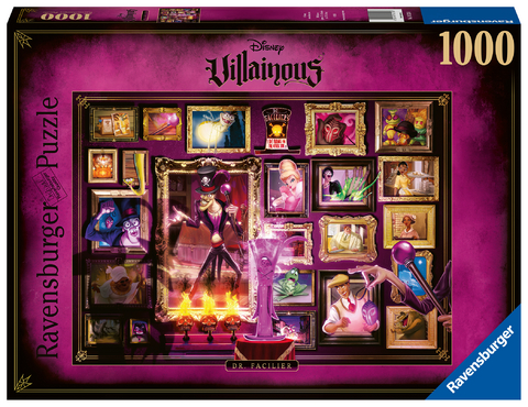 Ravensburger Puzzle 16523 - Villainous: Dr. Facilier - 1000 Teile Disney Puzzle für Erwachsene und Kinder ab 14 Jahren