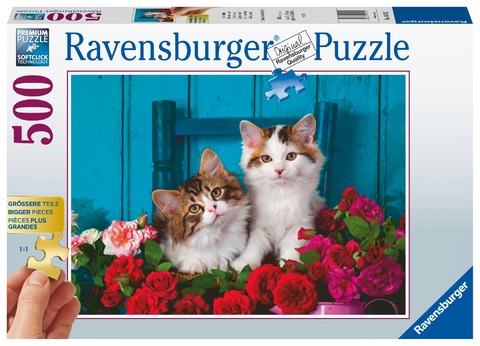 Ravensburger Puzzle - Katzenbabys - Gold Edition 500 Teile