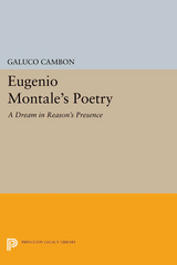 Eugenio Montale's Poetry -  Glauco Cambon