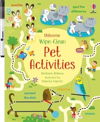 Wipe-Clean Pet Activities - Kirsteen Robson