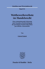 Wettbewerbsverbote im Handelsrecht. - Gabriel Jakob