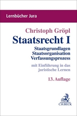 Staatsrecht I - Gröpl, Christoph