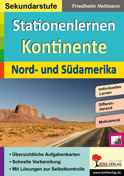 Stationenlernen Kontinente / Nord- und Südamerika - Friedhelm Heitmann