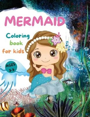 MERMAIDS CUTE Coloring Book for Kids -  Lep