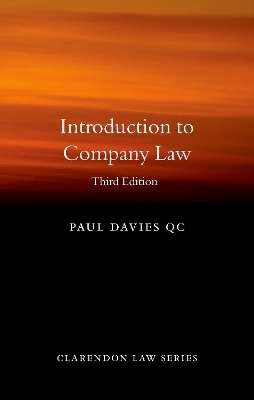 Introduction to Company Law - Paul Davies