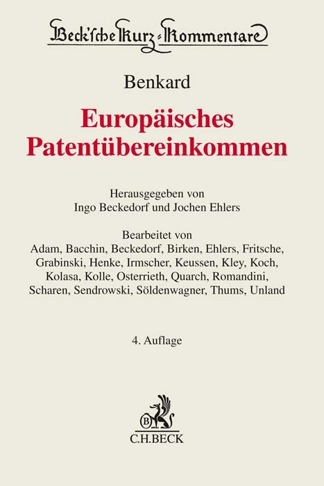 Europäisches Patentübereinkommen - 