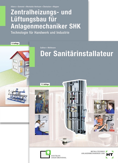 Paketangebot Der Sanitärinstallateur + Zentralheizungs- und Lüftungsbau für Anlagenmechaniker - Josef Wagner, Eugen Übelacker, Harald Nedo, Henry Montaldo-Ventsam, Alfons Gaßner, Rainer Dommel, Joachim Albers