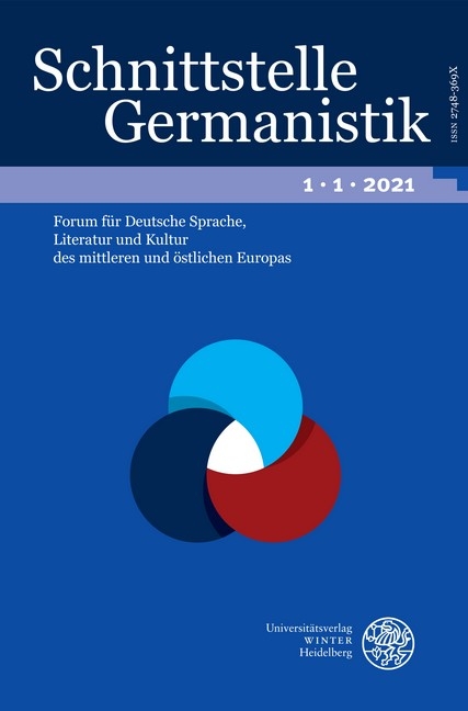 Schnittstelle Germanistik, Bd 1.1 (2021) - 