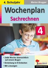 Wochenplan Sachrechnen / Klasse 4 - Marion Brugger