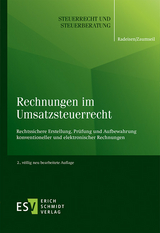 Rechnungen im Umsatzsteuerrecht - Rolf-Rüdiger Radeisen, Peter Zaumseil