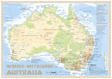 Whisky Distilleries Australia - Tasting Map - Rüdiger Jörg Hirst