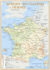 Whisky Distilleries France and BeNeLux - Tasting Map - Rüdiger Jörg Hirst