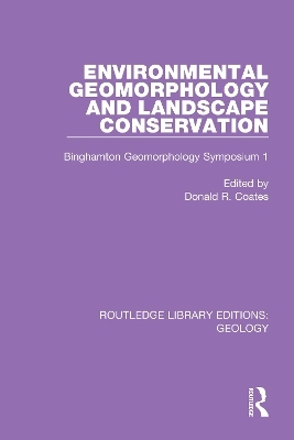 Environmental Geomorphology and Landscape Conservation - 