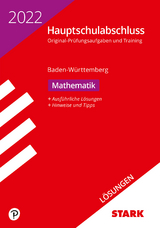 STARK Lösungen zu Original-Prüfungen und Training Hauptschulabschluss 2022 - Mathematik 9. Klasse - BaWü