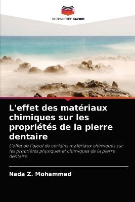 L'effet des matériaux chimiques sur les propriétés de la pierre dentaire - Nada Z Mohammed