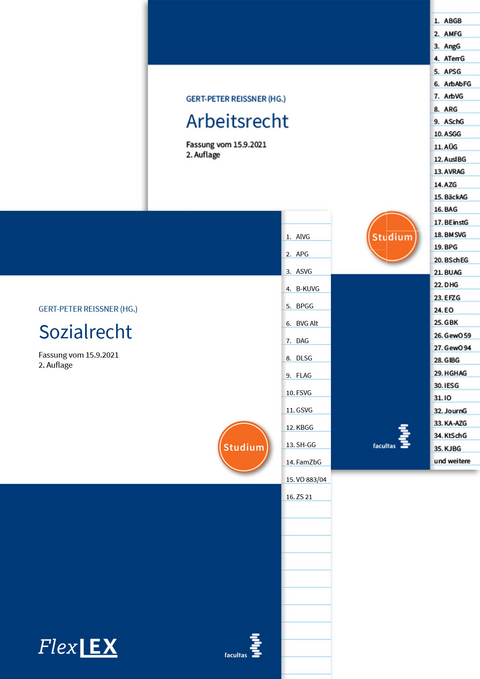 Kombipaket FlexLex Arbeitsrecht | Studium und FlexLex Sozialrecht | Studium - 