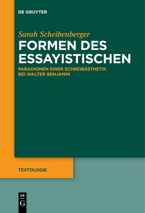 Formen des Essayistischen - Sarah Scheibenberger