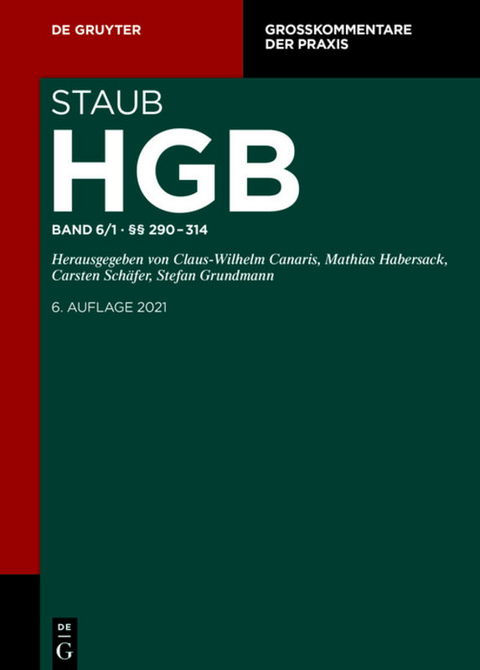 Handelsgesetzbuch / §§ 290-314 - 