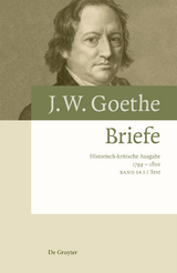 Johann Wolfgang von Goethe: Briefe / Briefe 1799 – 1800 - 