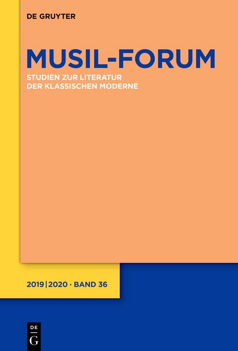 Musil-Forum / 2019/2020 - 