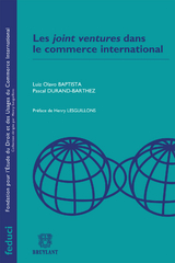 Les joint ventures dans le commerce international - Luiz Olavo Baptista, Pascal Durand-Barthez