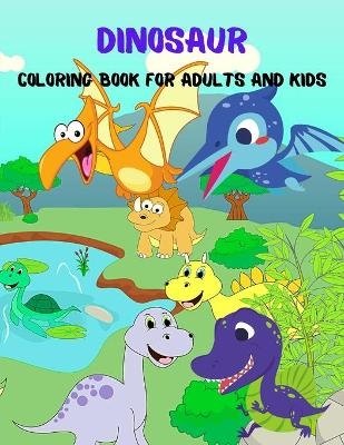 Dinosaur Coloring Book For Adults And Kids -  EM Publishers