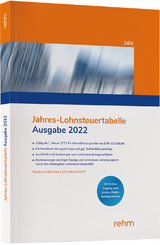 Jahres-Lohnsteuertabelle 2022 - 