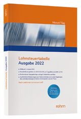 Lohnsteuertabelle Monat/Tag 2022 - 