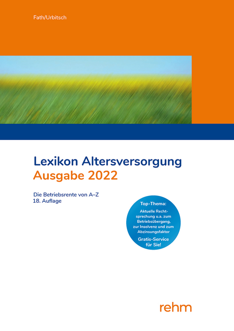 Lexikon Altersversorgung 2022 - Ralf Fath, Christian Urbitsch