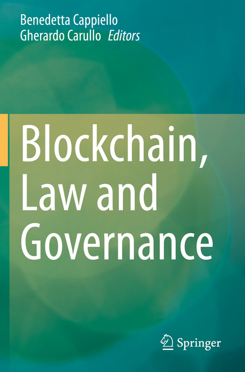 Blockchain, Law and Governance - 