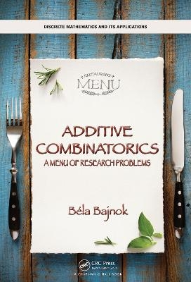 Additive Combinatorics - Bela Bajnok