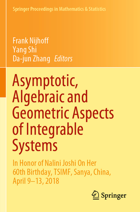 Asymptotic, Algebraic and Geometric Aspects of Integrable Systems - 