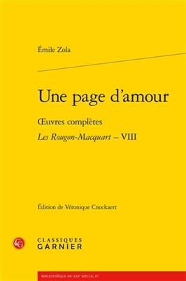 Une Page d'Amour - Emile Zola