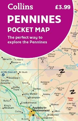 Pennines Pocket Map -  Collins Maps