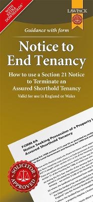 Notice to End Tenancy -  Lawpack