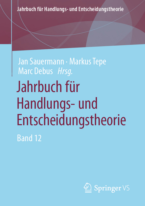 Jahrbuch für Handlungs- und Entscheidungstheorie - 