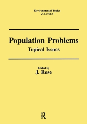 Population Problems - 