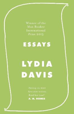 Essays - Lydia Davis