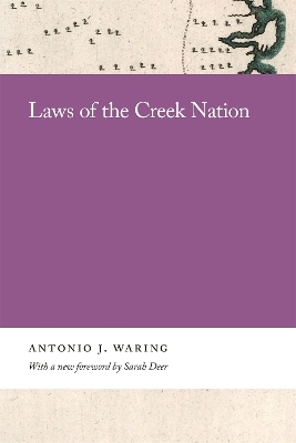 Laws of the Creek Nation - 