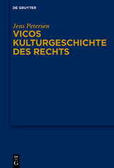 Vicos Kulturgeschichte des Rechts - Jens Petersen