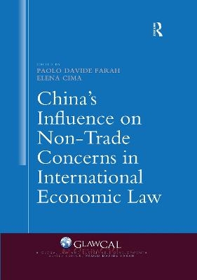 China's Influence on Non-Trade Concerns in International Economic Law - 