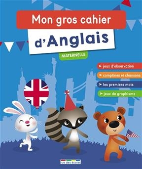 Mon gros cahier d'anglais : maternelle