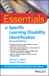 Essentials of Specific Learning Disability Identification - Vincent C. Alfonso, Dawn P. Flanagan