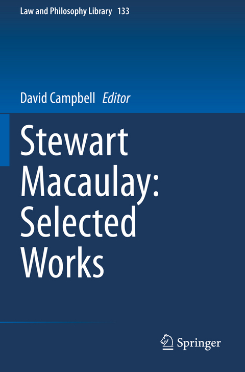 Stewart Macaulay: Selected Works - 