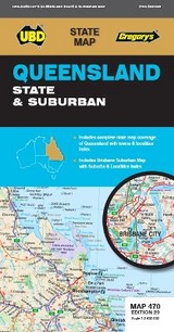 Queensland State & Suburban Map 470 29th - UBD Gregory's