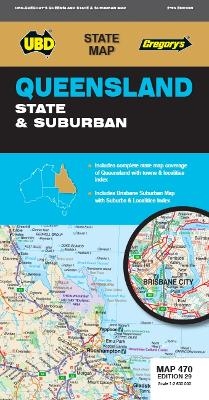 Queensland State & Suburban Map 470 29th -  UBD Gregory's