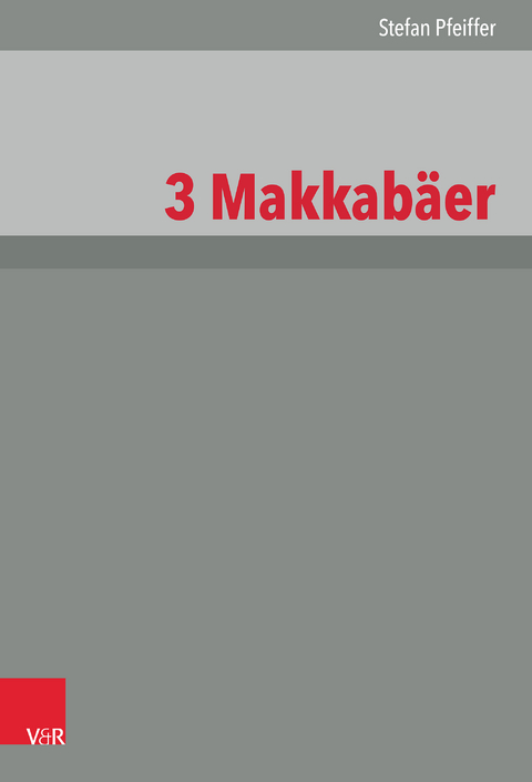 3 Makkabäer - Stefan Pfeiffer