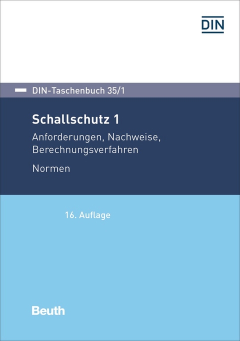 Schallschutz 1 - Buch mit E-Book