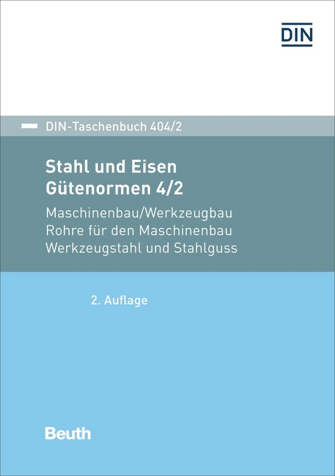 Stahl und Eisen: Gütenormen 4/2 - Buch mit E-Book